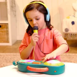 6 Lat+|3 Lata + | B.Toys MiniMixer – konsola DJ-a do miksowania muzyki