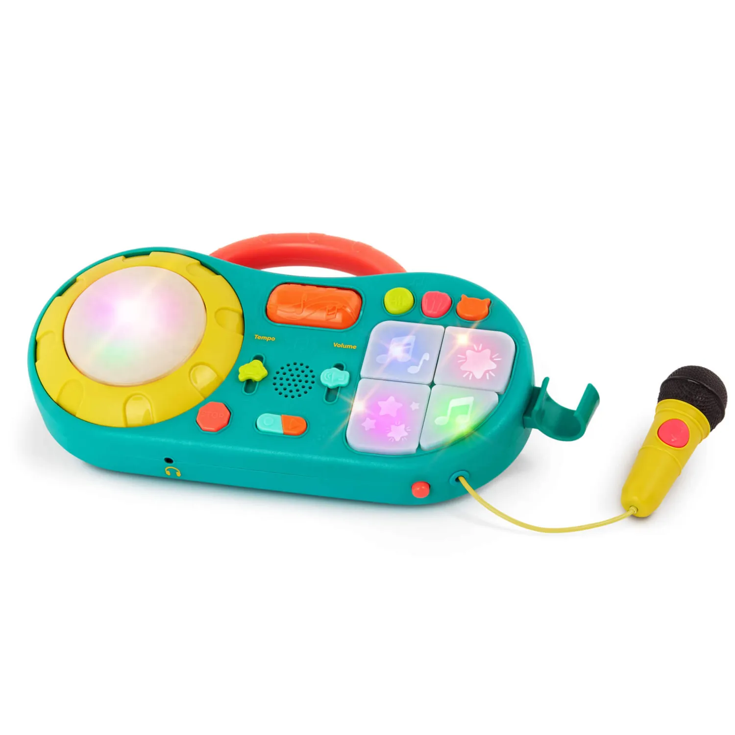 6 Lat+|3 Lata + | B.Toys MiniMixer – konsola DJ-a do miksowania muzyki