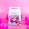 Mini słoik sensoryczny, świecący do napełnienia wodą - niebieski