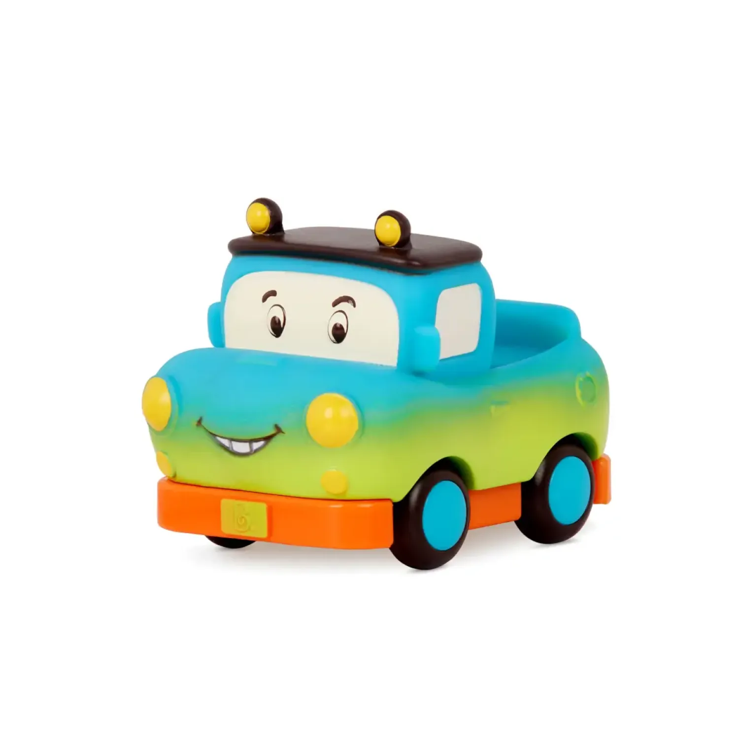12M+|3 Lata + | B.Toys Mini Wheeee-ls! - mini autko z napędem: PICK-UP Muddy Miles