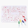 Idealne W Podróży|6 Lat+ | Super Petit Mini zestaw do kolorowania z silikonową matą - Pony Club