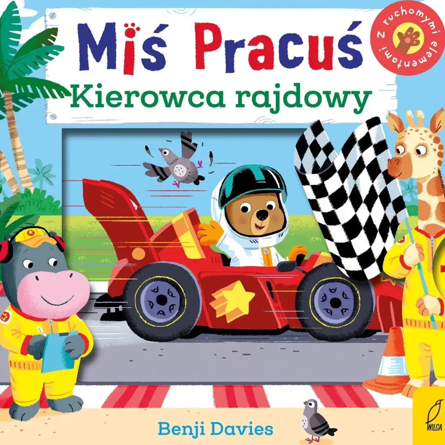Miś Pracuś. Kierowca rajdowy