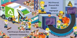 Ruchome Elementy|0-2 Lat | Wydawnictwo Wilga Miś Pracuś. Śmieciarka