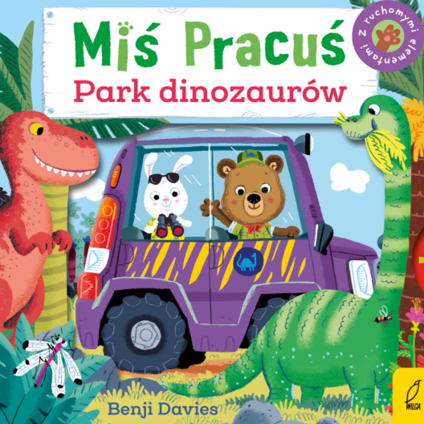 Miś pracuś. Park dinozaurów
