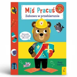 Ruchome Elementy|2-5 Lat | Wydawnictwo Wilga Miś Pracuś. Zabawa w przebieranie