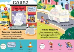3 Lata +|2 Lata + | Wydawnictwo Wilga Miś Pracuś. Zawody. Książka z naklejkami