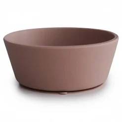 Naczynia Dla Dzieci | Mushie Miseczka silikonowa z przyssawką - Cloudy Mauve