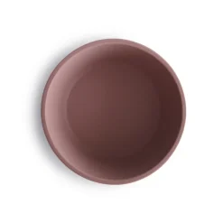 Naczynia Dla Dzieci | Mushie Miseczka silikonowa z przyssawką - Cloudy Mauve