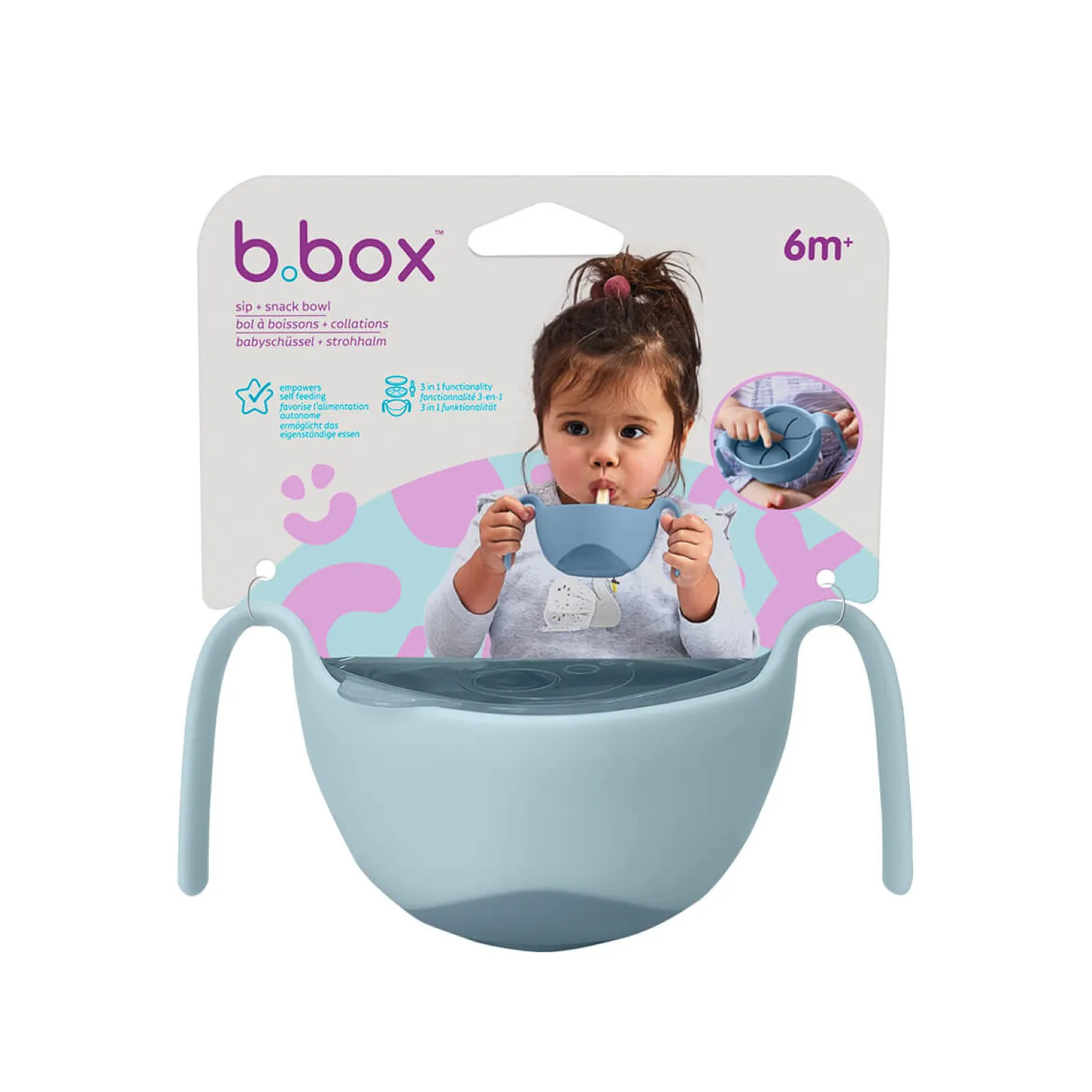 Naczynia Dla Dzieci|Przechowywanie Jedzenia | b.box Miseczka 3w1 - Ocean