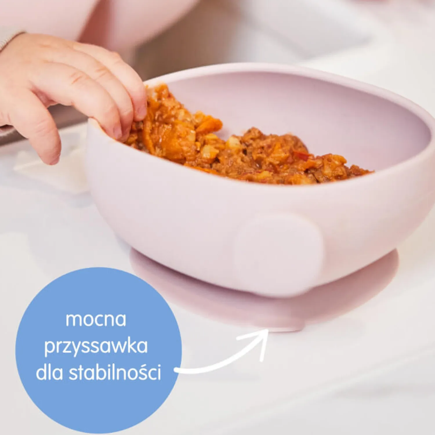Metoda Blw|Naczynia Dla Dzieci | b.box Miseczka z przykrywką - błękitny