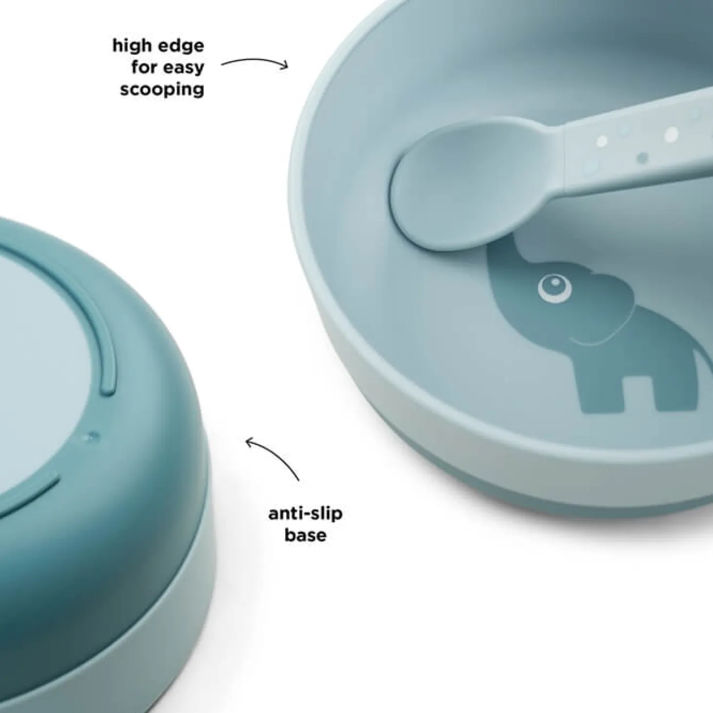 Miska dla dziecka Foodie Happy Clouds - Blue