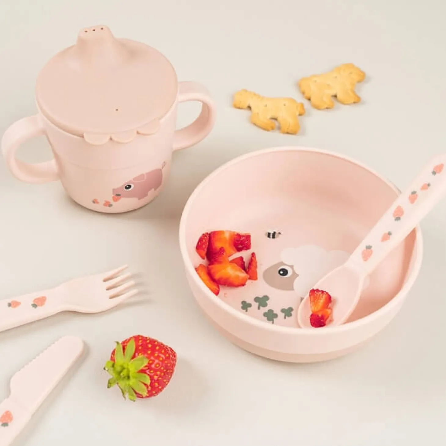 Miska dla dziecka Foodie Tiny Farm Powder