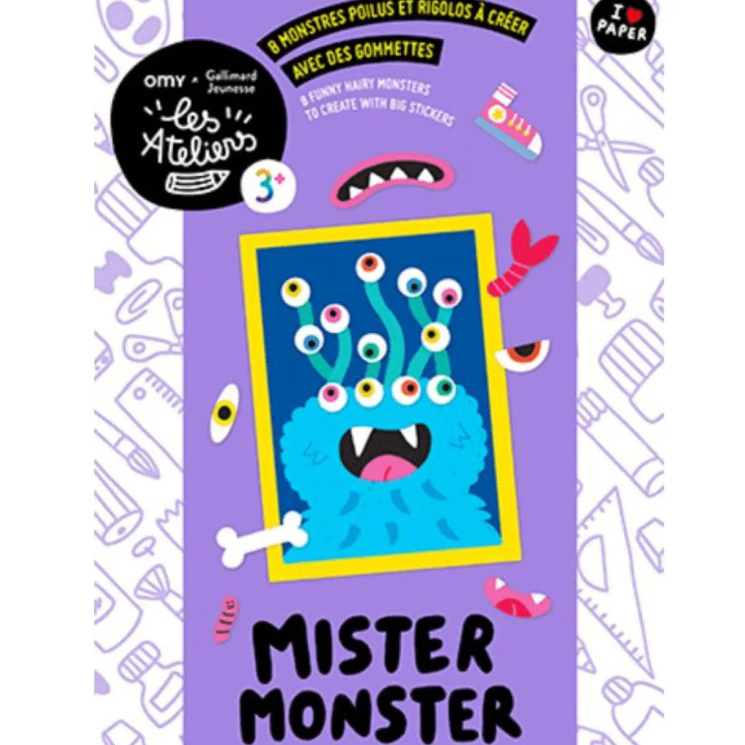 7 Lat+|8 Lat+ | OMY Mister Monster - kreatywna zabawa