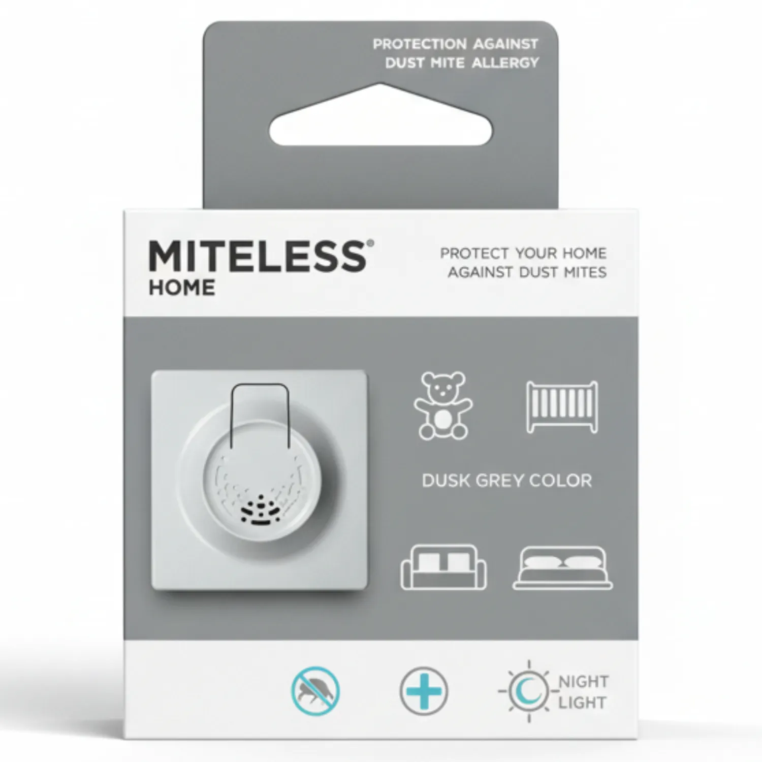 Bezpieczeństwo W Domu|Bezpieczeństwo W Domu | Tickless MITELESS® Home - Grey