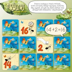 Gry Planszowe|6 Lat+ | Wydawnictwo Nasza Księgarnia Mrówki - Kolejno odlicz!