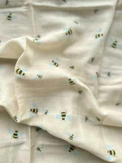 Otulacze I Pieluszki|Otulacze I Pieluszki | Vanilla Copenhagen Muślinowe pieluszki 70x70 cm, 6szt. - Honeybee