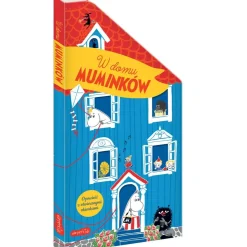 Ruchome Elementy|2-5 Lat | HarperCollins Muminki. W domu Muminków. Opowieść z otwieranymi okienkami