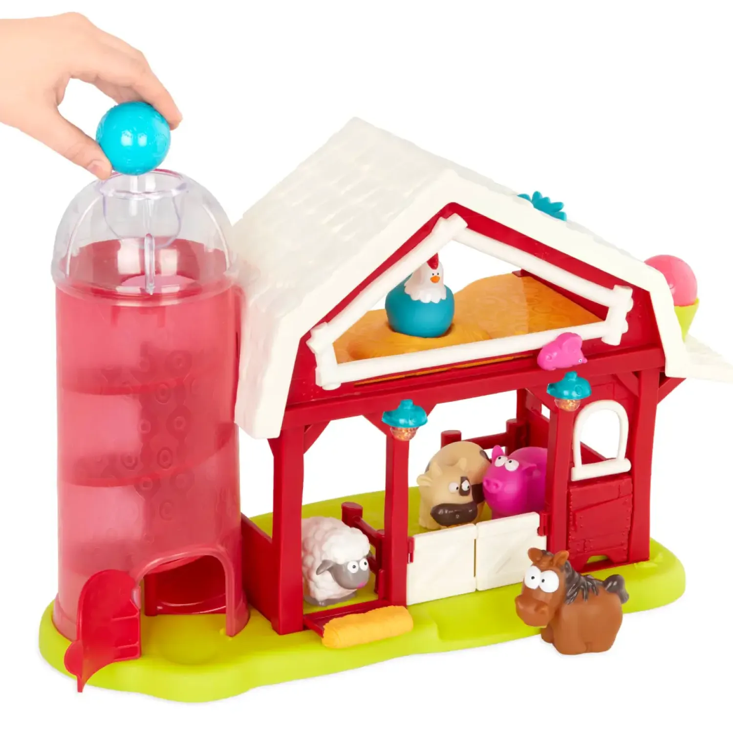 2 Lata +|4 Lata + | B.Toys Musical Fun Farm – interaktywna zagroda z odgłosami zwierząt ZREDUKOWANA WERSJA