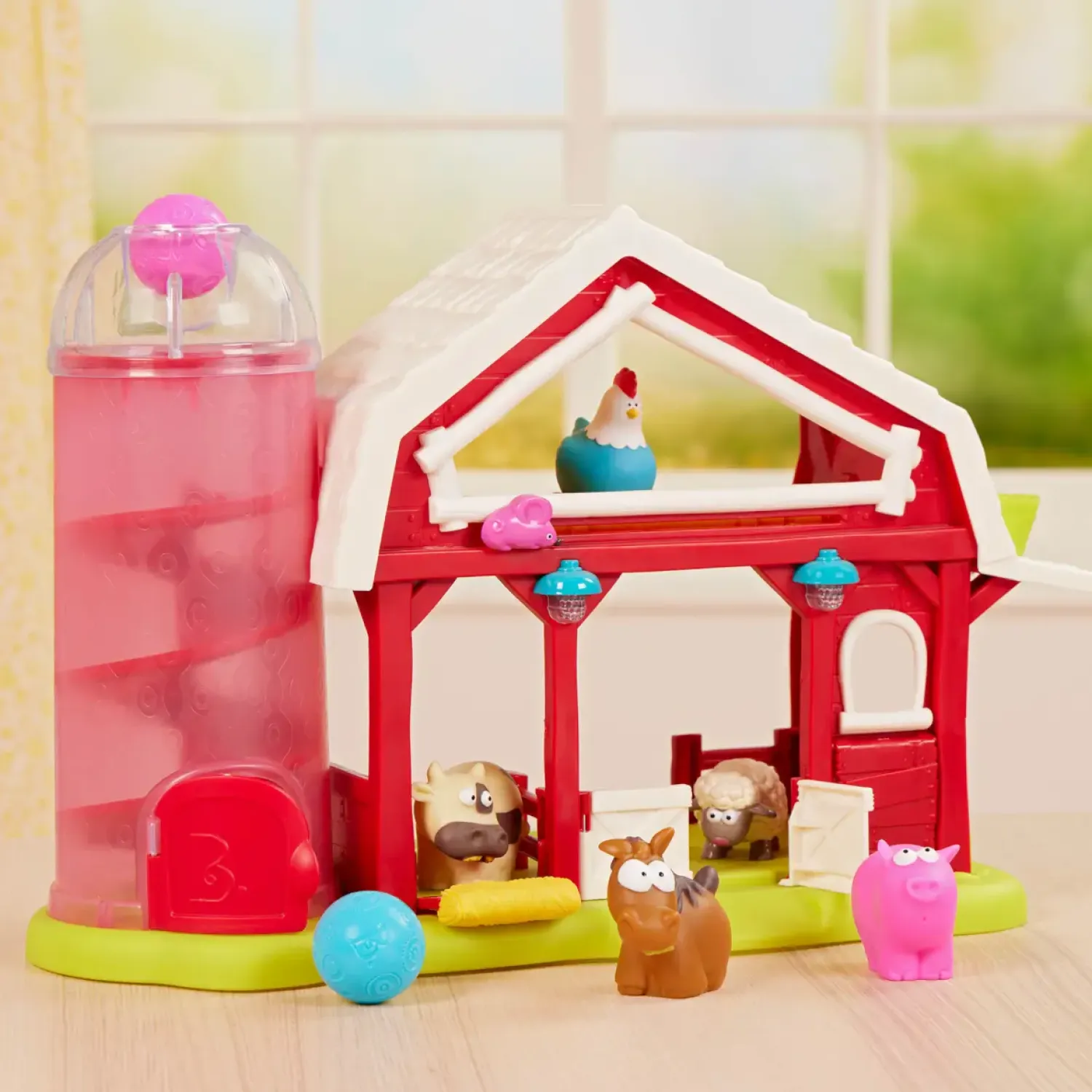 2 Lata +|4 Lata + | B.Toys Musical Fun Farm – interaktywna zagroda z odgłosami zwierząt ZREDUKOWANA WERSJA