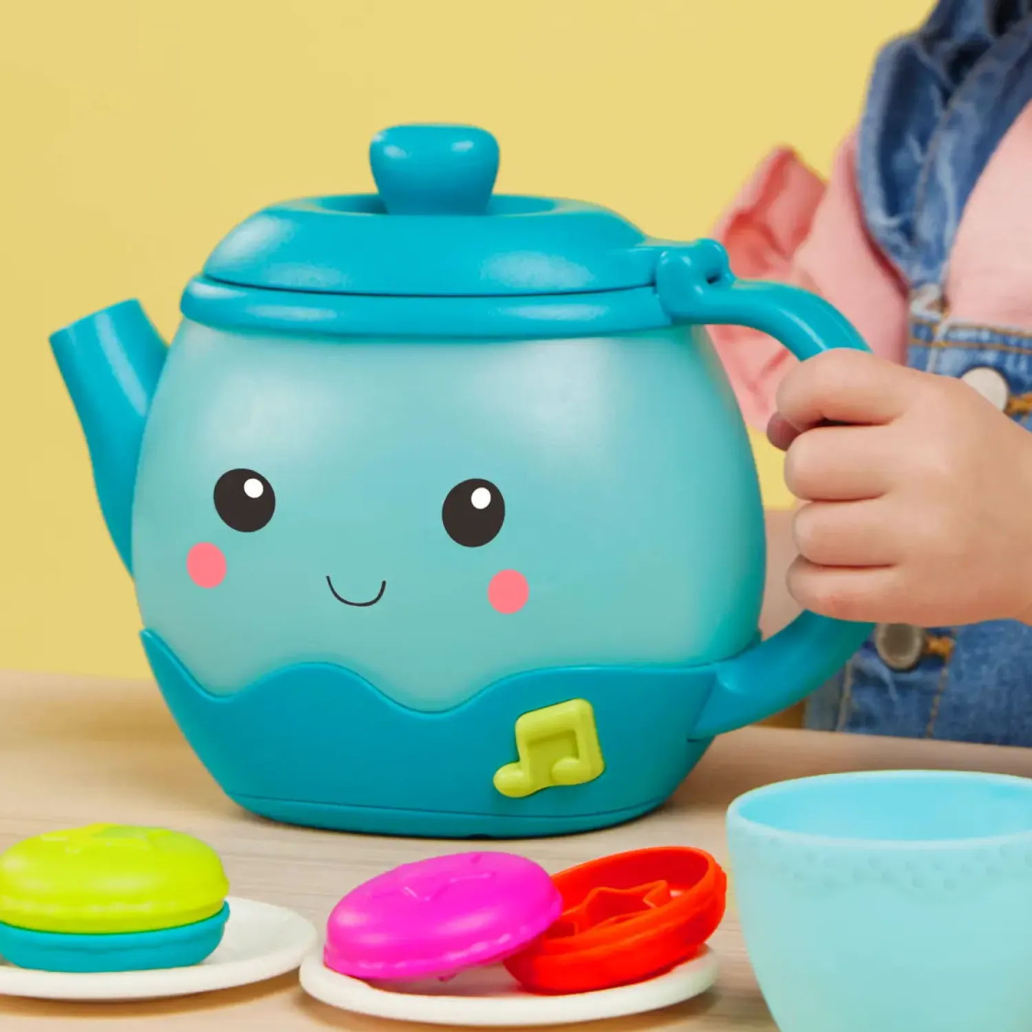 2 Lata +|Odgrywanie Ról | B.Toys Musical Tea Party – MUZYCZNY czajnik serwis do herbaty