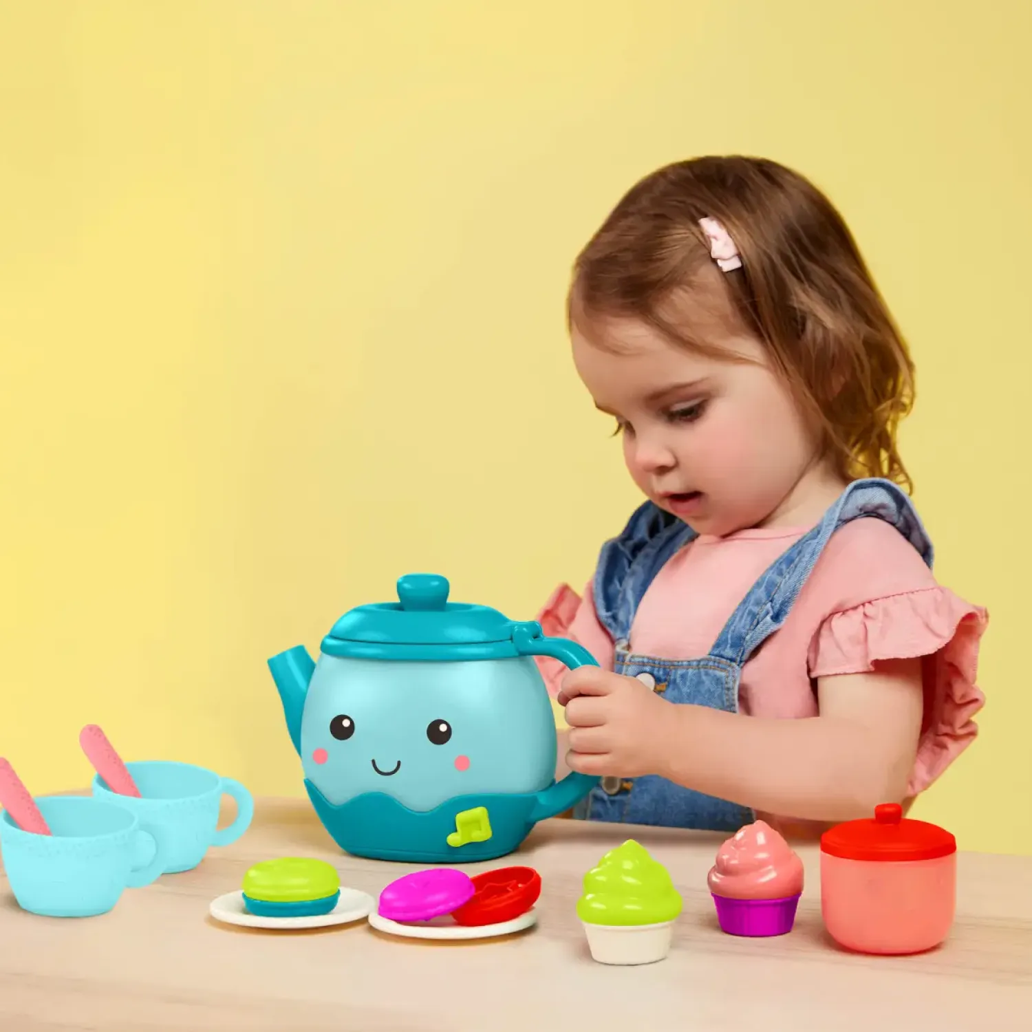 2 Lata +|Odgrywanie Ról | B.Toys Musical Tea Party – MUZYCZNY czajnik serwis do herbaty