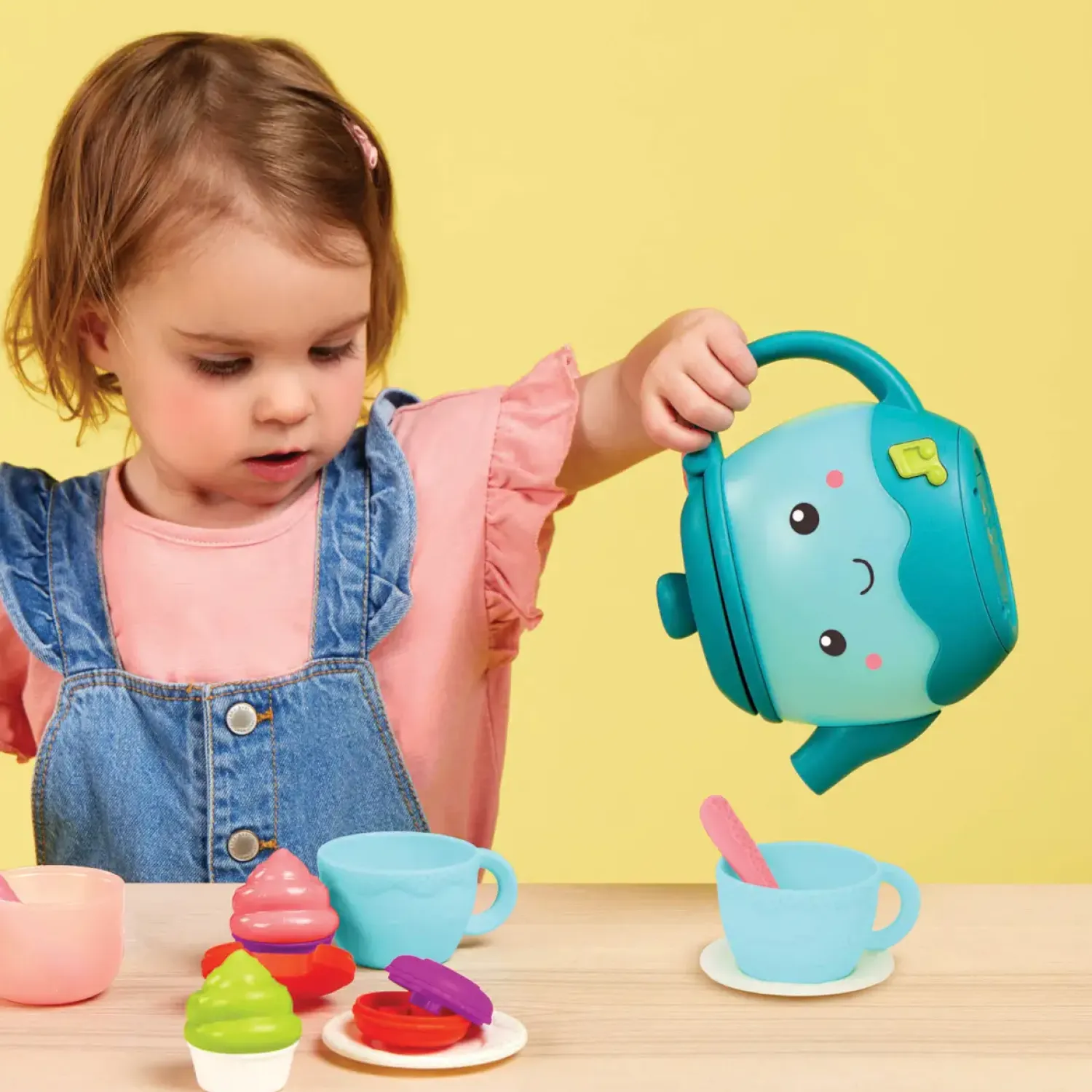 2 Lata +|Odgrywanie Ról | B.Toys Musical Tea Party – MUZYCZNY czajnik serwis do herbaty