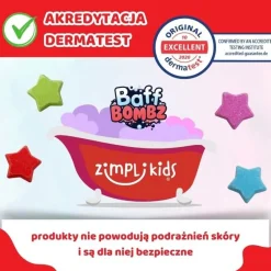 Musujące gwiazdki do kąpieli zmieniające kolor wody Baff Bombz 3+