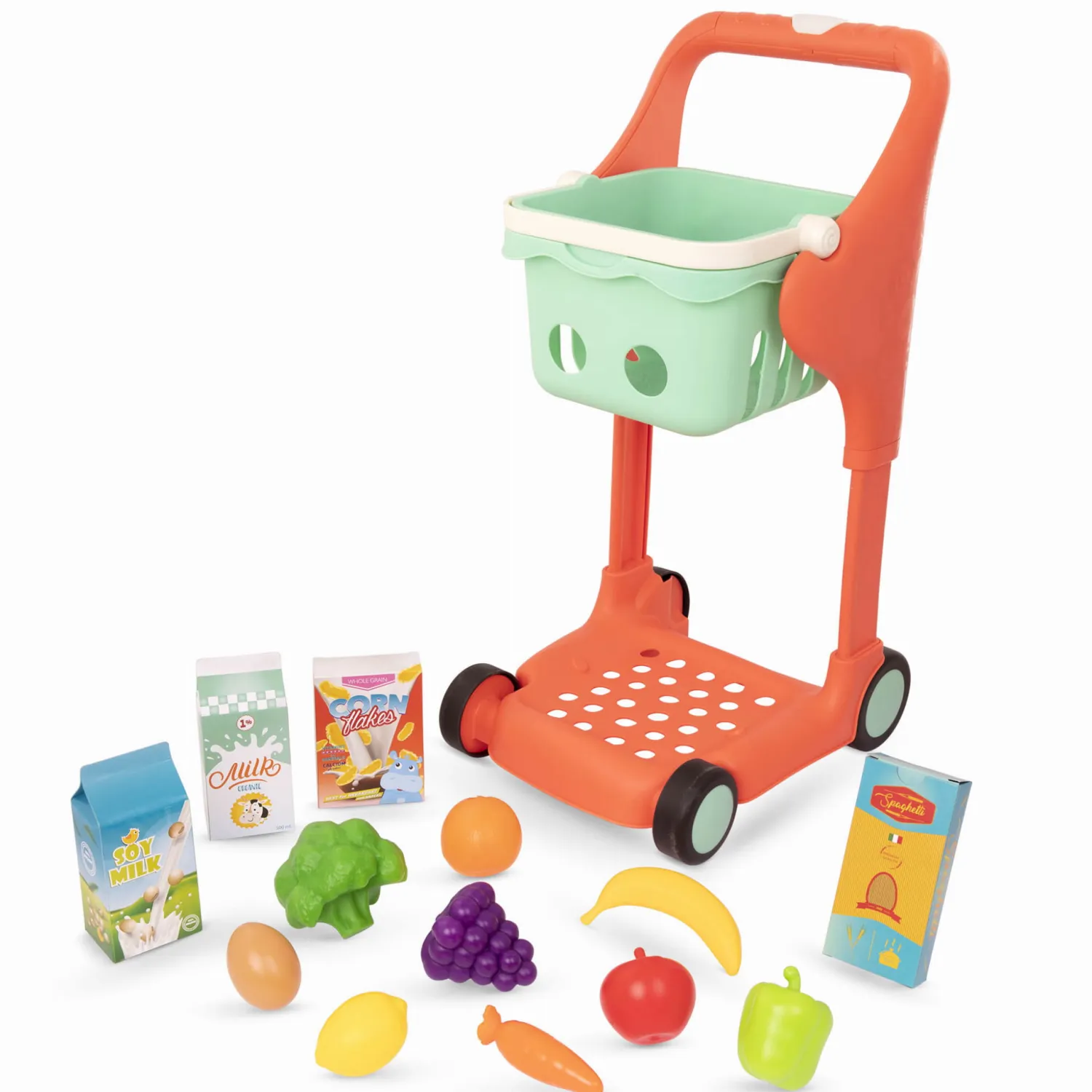 2 Lata +|Odgrywanie Ról | B.Toys Muzyczny wózek zakupowy - światło i dźwięk