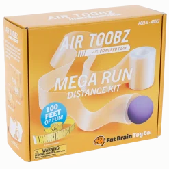 6 Lat+|Aktywizujące | Fat Brain Toys Nadmuchiwany Mega Tor do Dmuchawy Air Toobz