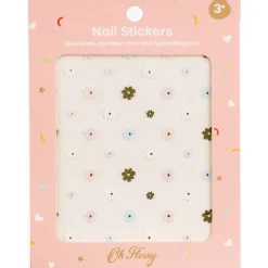 Naklejki na paznokcie dla dzieci - FLOWERS, hipoalergiczne