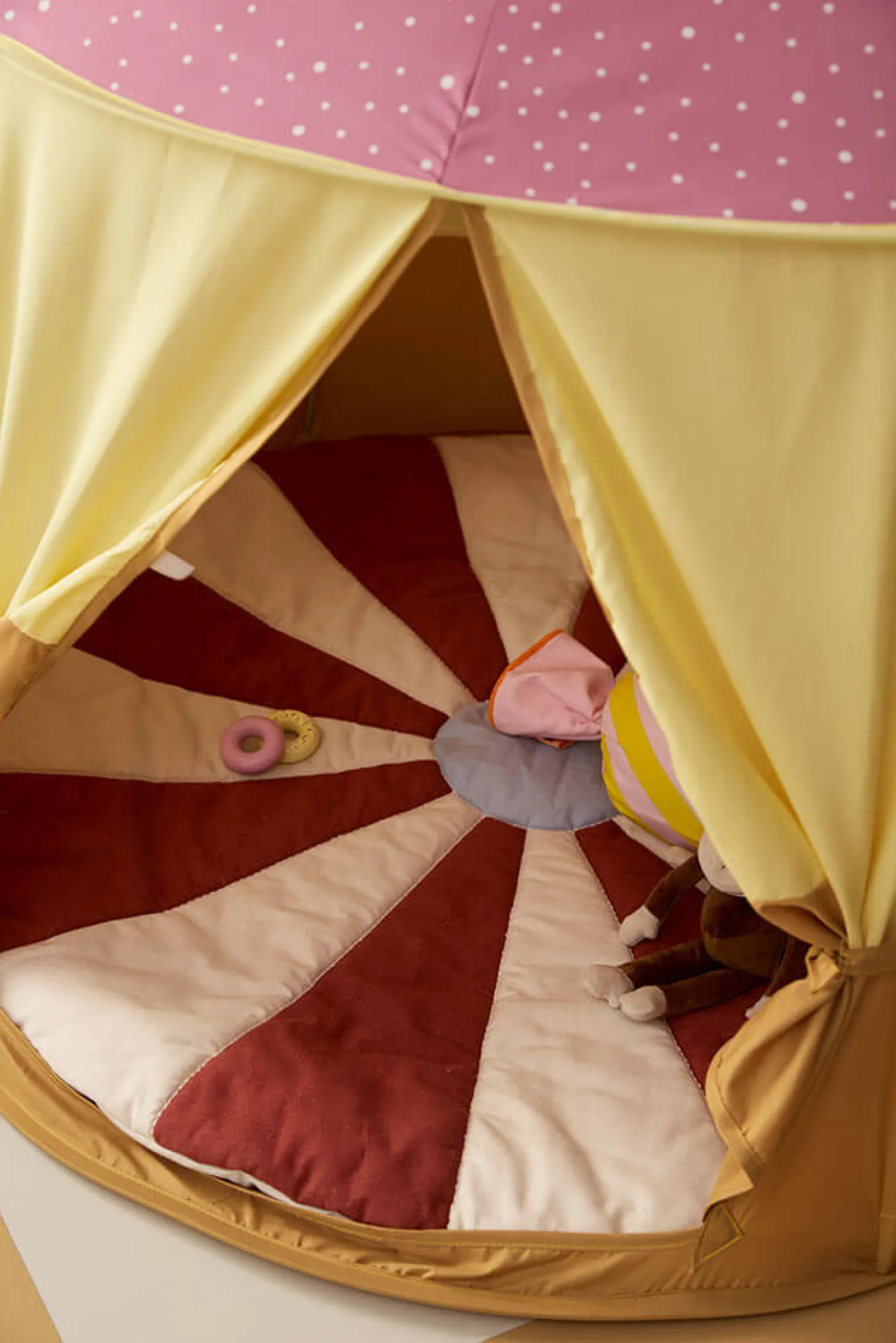 Namiot do zabawy Circus - różowy