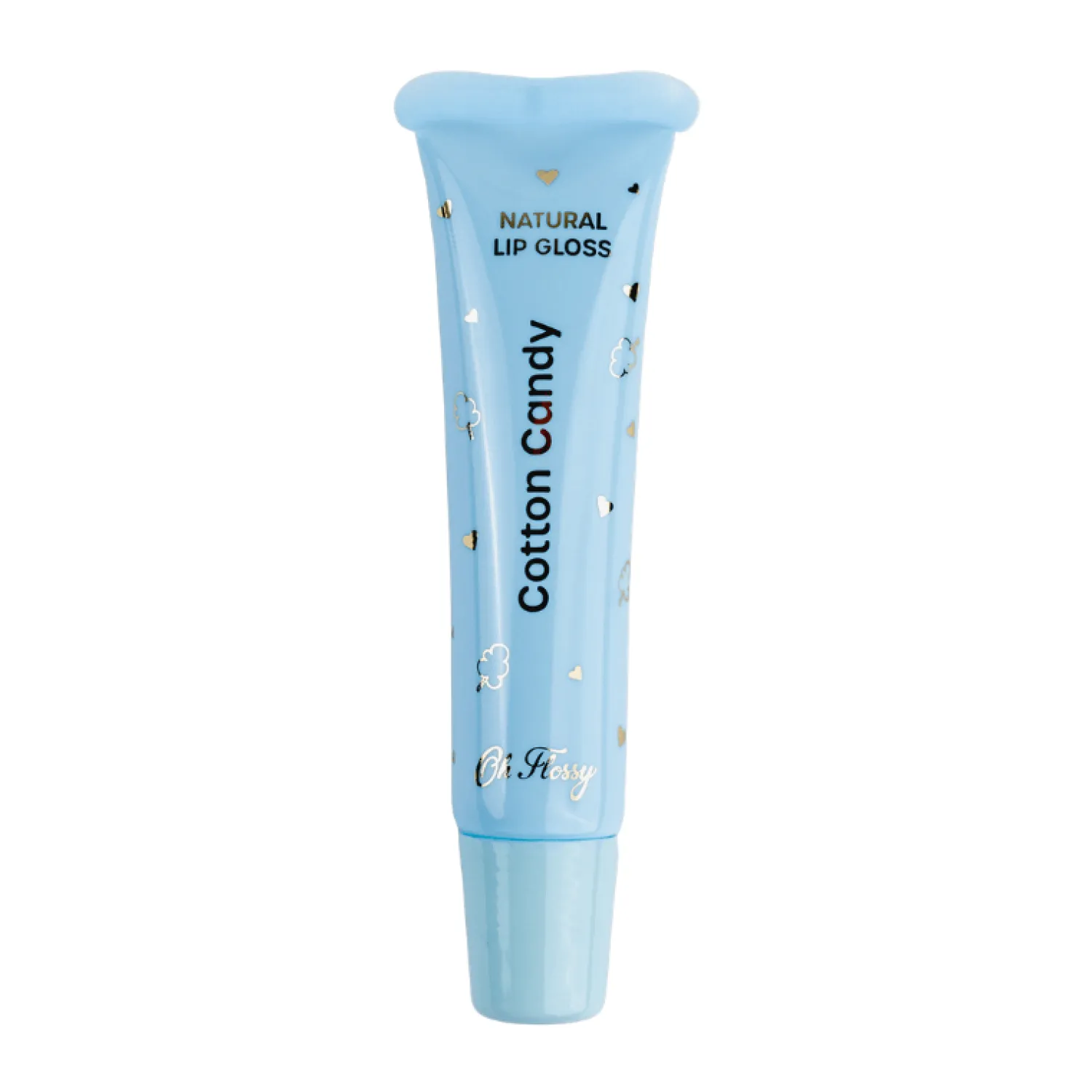 Naturalne Kosmetyki | Oh Flossy Naturalna pomadka nawilżająca, błyszczyk - COTTON CANDY