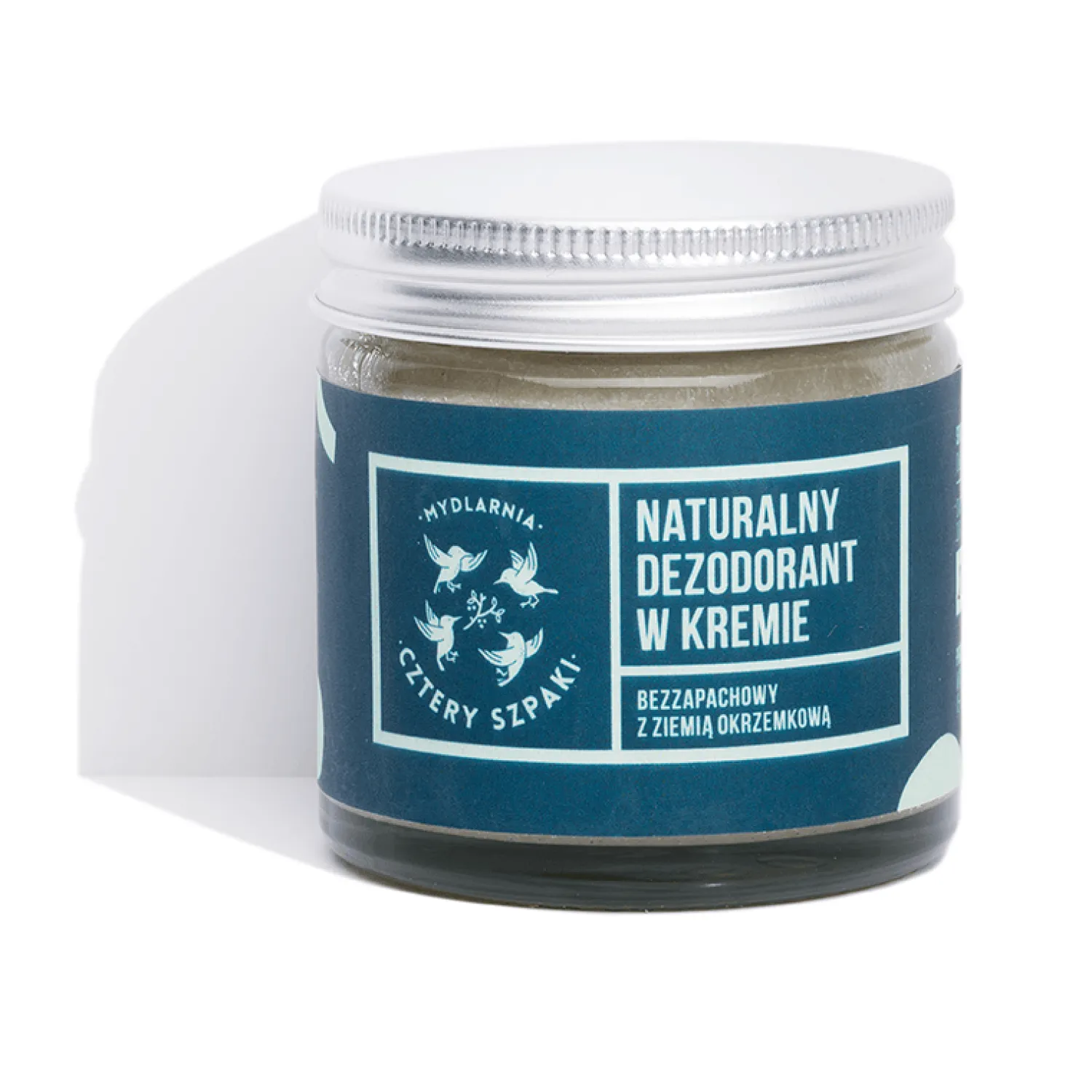 Naturalne Kosmetyki Dla Mam | Mydlarnia Cztery Szpaki Naturalny dezodorant w kremie bezzapachowy, 60 ml