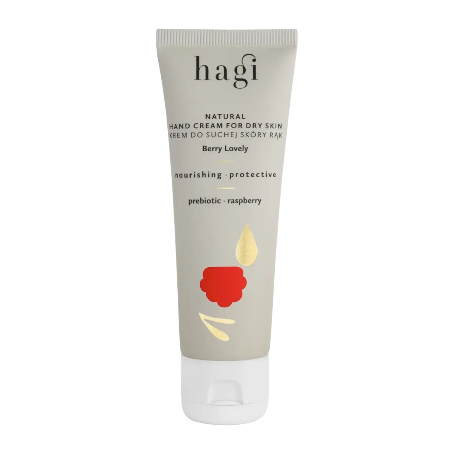 Naturalne Kosmetyki Dla Mam | Hagi Cosmetics Naturalny, ochronny krem do rąk – Malinowy Chruśniak, 50 ml