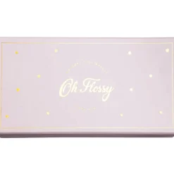 Naturalne Kosmetyki | Oh Flossy Naturalny zestaw do makijażu DELUXE, cienie, róż, szminka i akcesoria