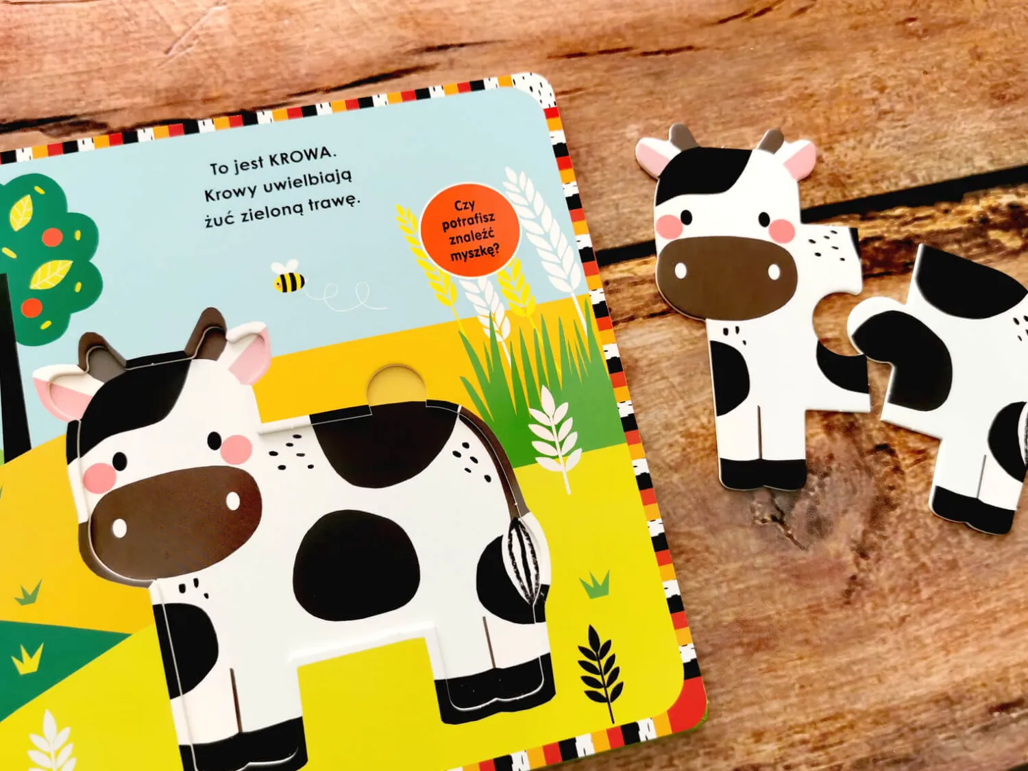 Puzzle|2-5 Lat | HarperCollins Na wsi. Akademia Mądrego Dziecka. Układam puzzle