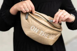 Torby I Plecaki Do Wózka|Torby I Plecaki Do Wózka | Childhome Nerka Banana Bag Pikowana Beżowa