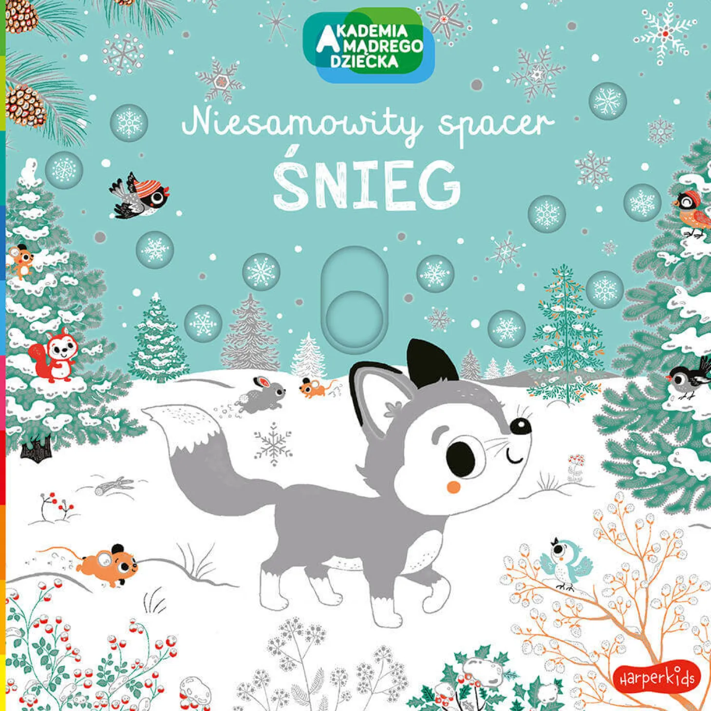 Niesamowity spacer. Śnieg. Akademia mądrego dziecka