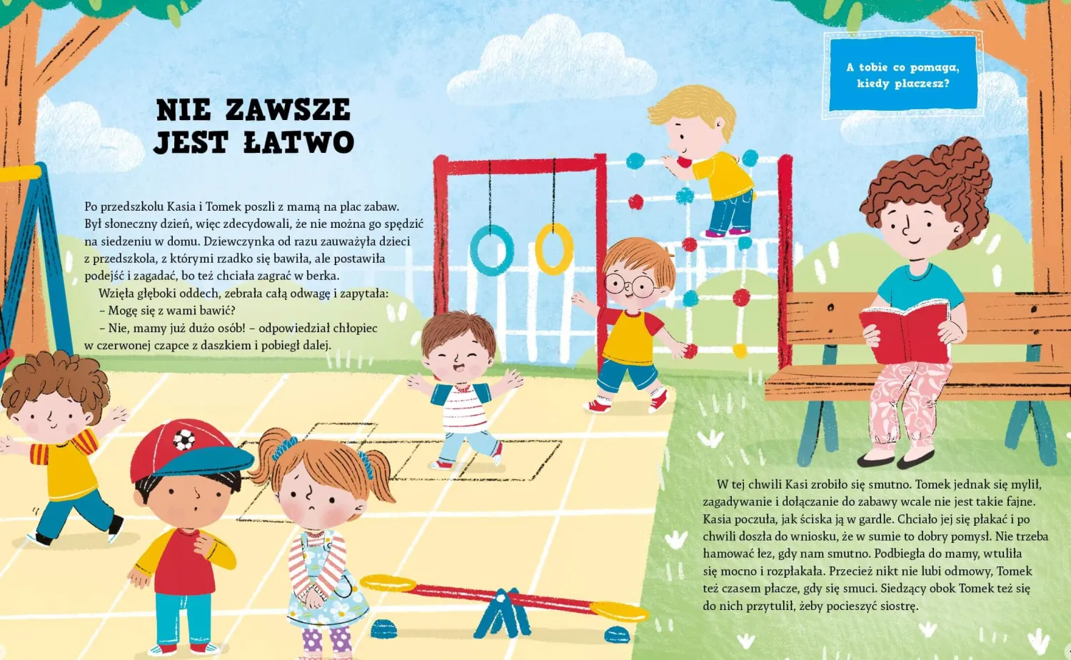 5-8 Lat|Oswajanie Emocji | Wydawnictwo Zielona Sowa Nowi koledzy. O początkach, próbach i przyjaźni. Porozmawiaj ze mną