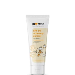 Bezpieczne Filtry|Naturalne Kosmetyki | MomMe Ochronny parasol od słonka, krem przeciwsłoneczny z filtrem SPF 50, 50 ml