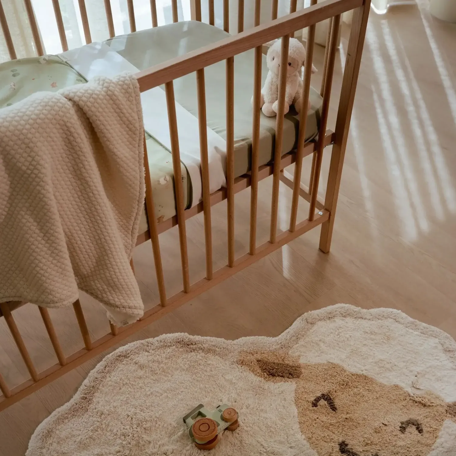 Kocyki|Kocyki | Little Dutch Ocieplany kocyk 100 x 70cm Pure Soft White