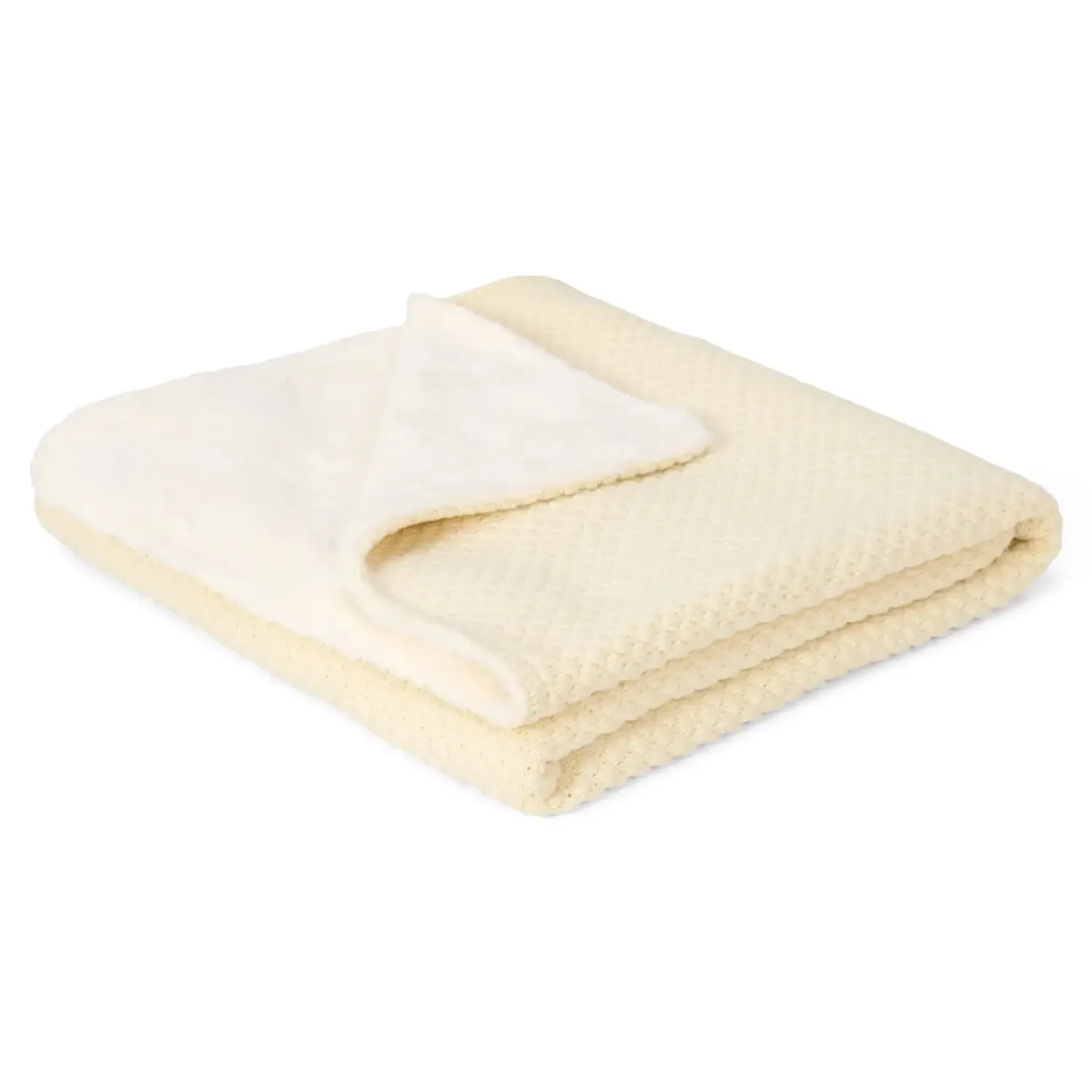Kocyki|Kocyki | Little Dutch Ocieplany kocyk 100 x 70cm Pure Soft White
