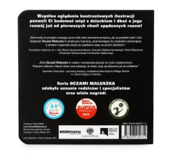 Kontrastowe|Zabawki Kontrastowe | Wydawnictwo Tata Robi Książki Oczami Maluszka kontrastowa książeczka Banan