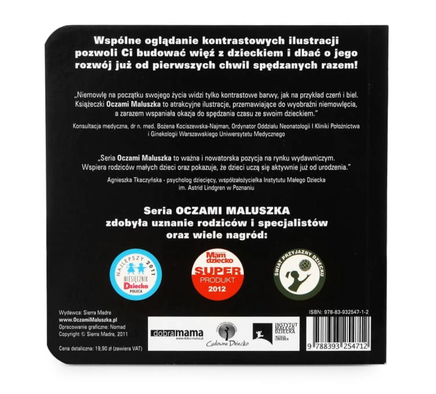 Kontrastowe|Zabawki Kontrastowe | Wydawnictwo Tata Robi Książki Oczami Maluszka kontrastowa książeczka Banan