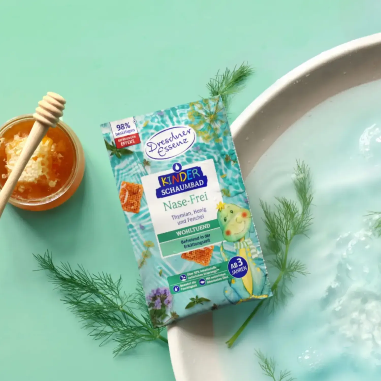 Naturalne Kosmetyki Dla Mam|Naturalne Kosmetyki | Dresdner ESSENZ ODDYCHAJ SWOBODNIE płyn do kąpieli dla dzieci, 40ml