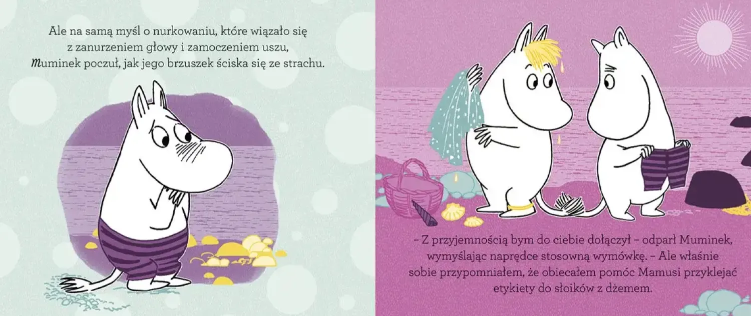Oswajanie Emocji|2-5 Lat | HarperCollins Odwagi, Muminku! Muminki. Książeczki kartonowe