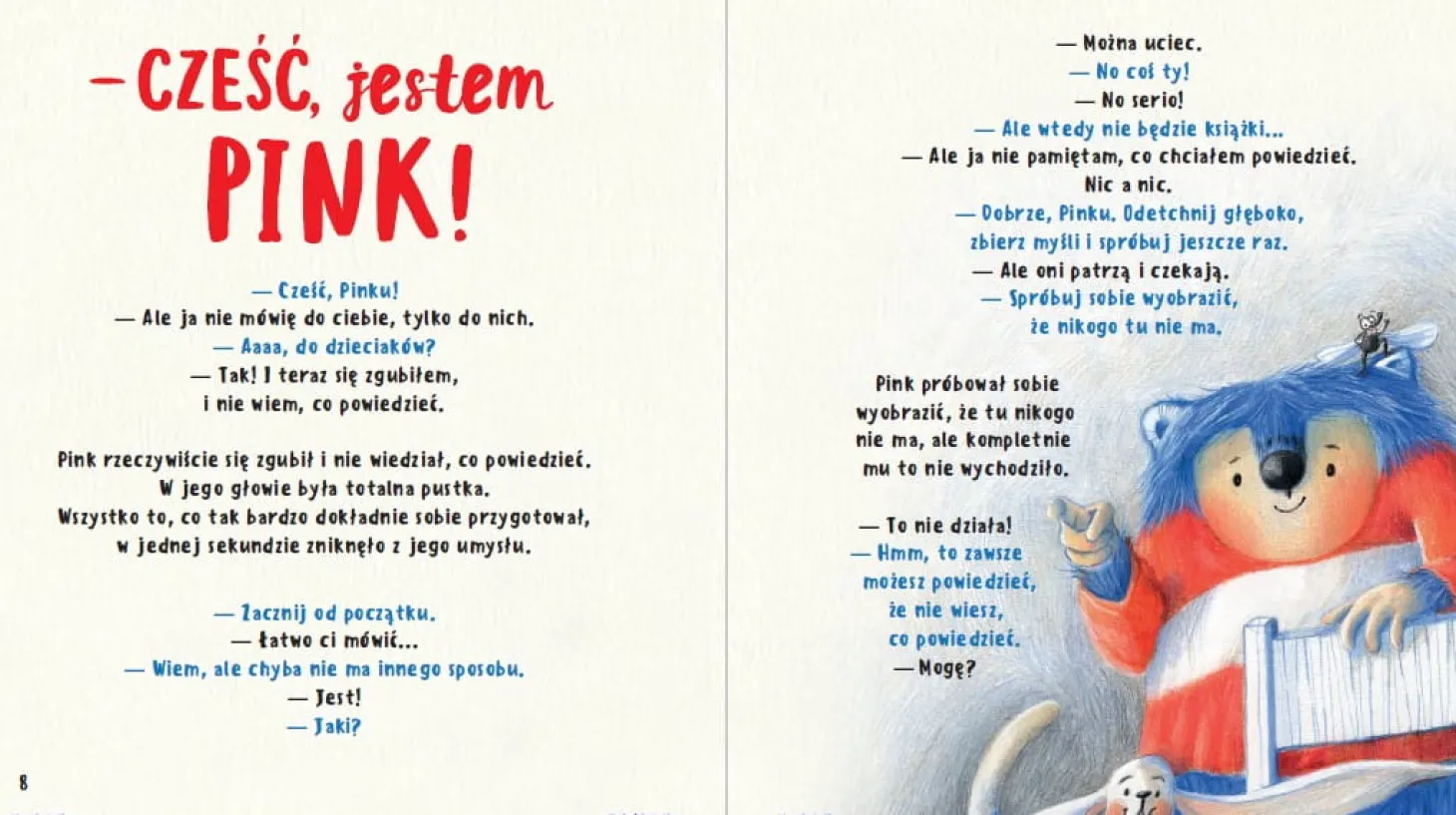 Odwagi, Pinku! Książka o odporności psychicznej dla dzieci i rodziców trochę też