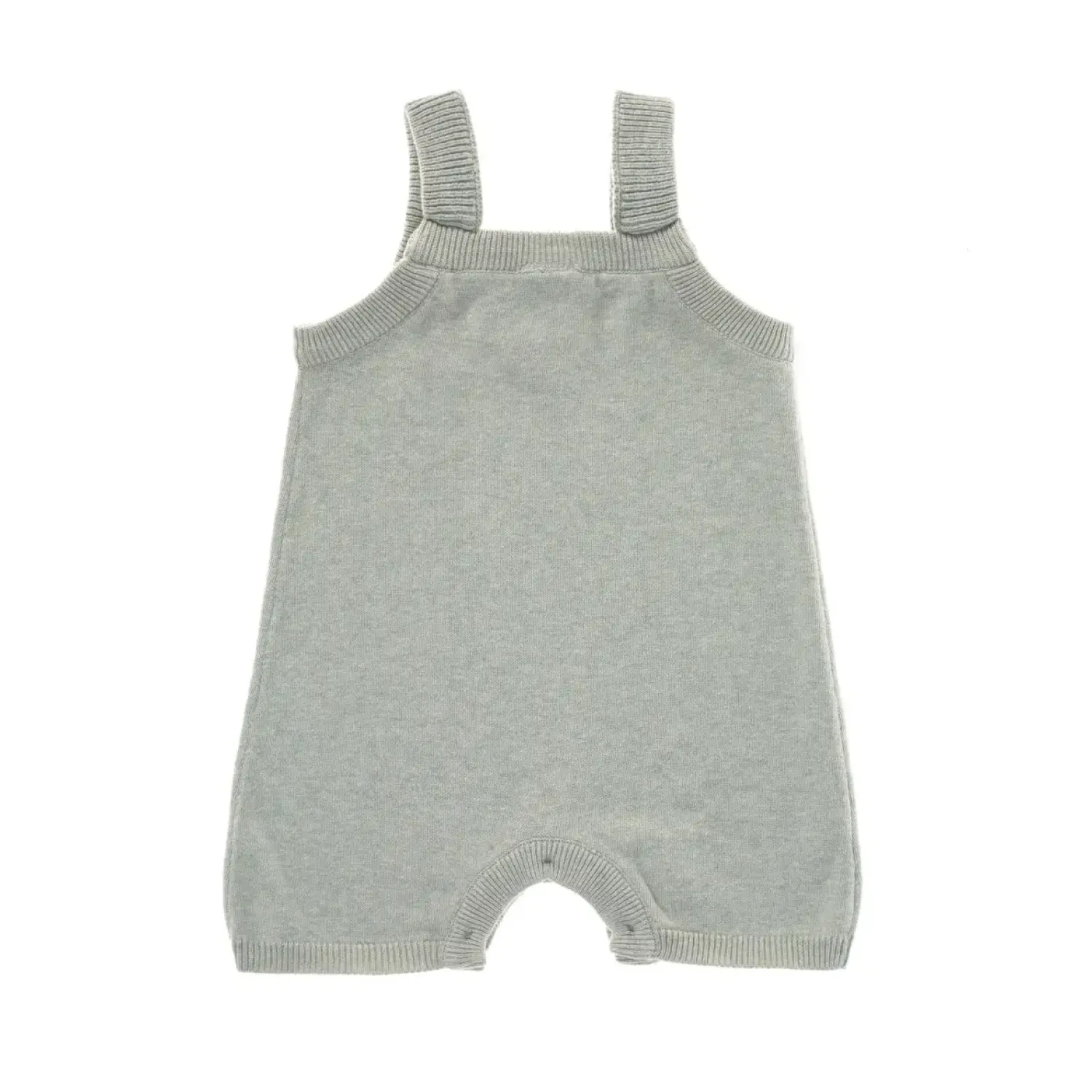 Kombinezony|Ubranka Dziecięce | Lassig Ogrodniczki Baby Knitted GOTS, Garden Explorer aqua grey