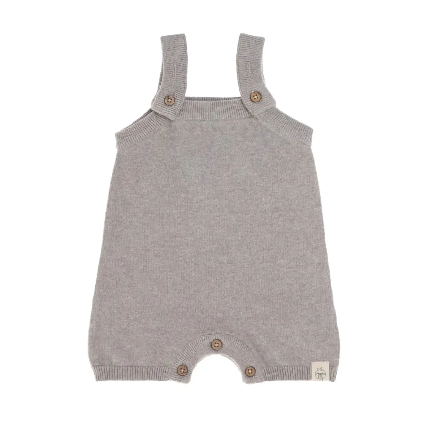 Ogrodniczki Baby Knitted GOTS, Garden Explorer grey
