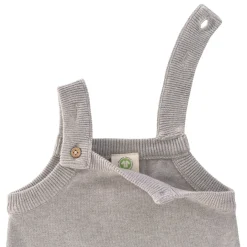 Ogrodniczki Baby Knitted GOTS, Garden Explorer grey